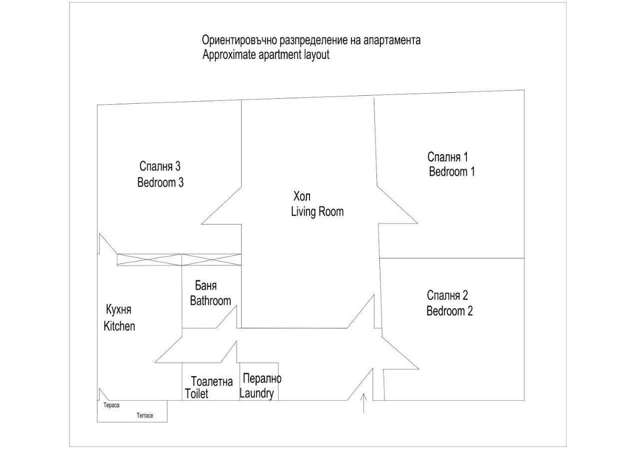 Spacious 3Bd Central Apartment โซเฟีย ภายนอก รูปภาพ